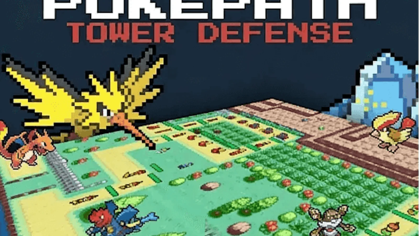 Pokepath TD gameplay